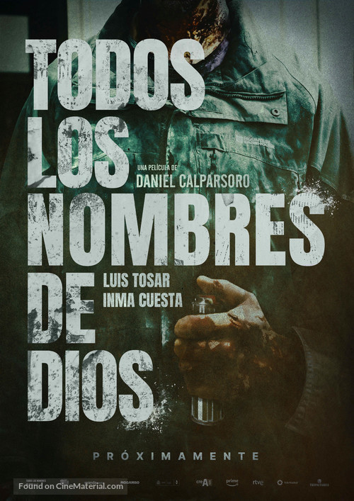 Todos los nombres de Dios - Spanish Movie Poster