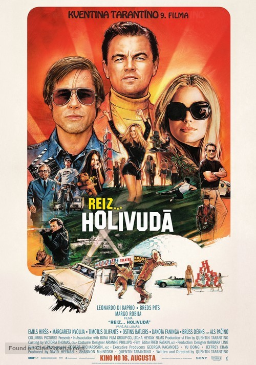 Once Upon a Time in Hollywood - Latvian Movie Poster