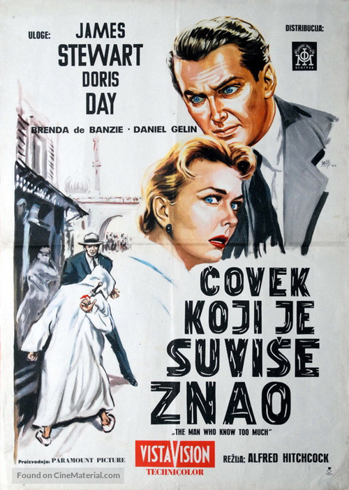 The Man Who Knew Too Much - Yugoslav Movie Poster