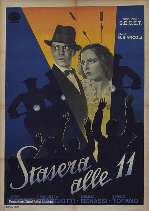 Stasera alle undici - Italian Movie Poster