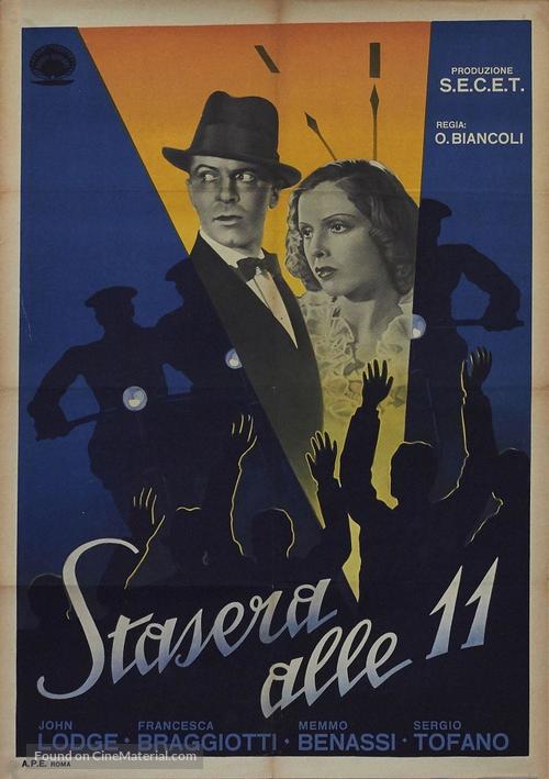 Stasera alle undici - Italian Movie Poster