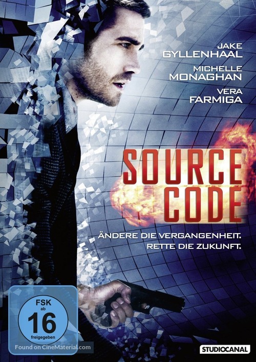 Source Code - German DVD movie cover