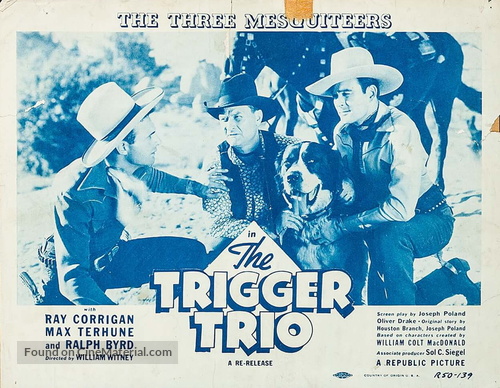 The Trigger Trio - Re-release movie poster