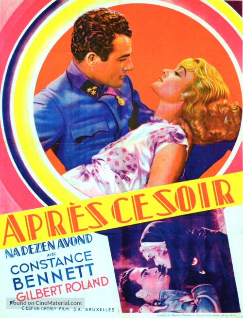 After Tonight - Belgian Movie Poster