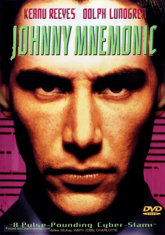 Johnny Mnemonic - DVD movie cover