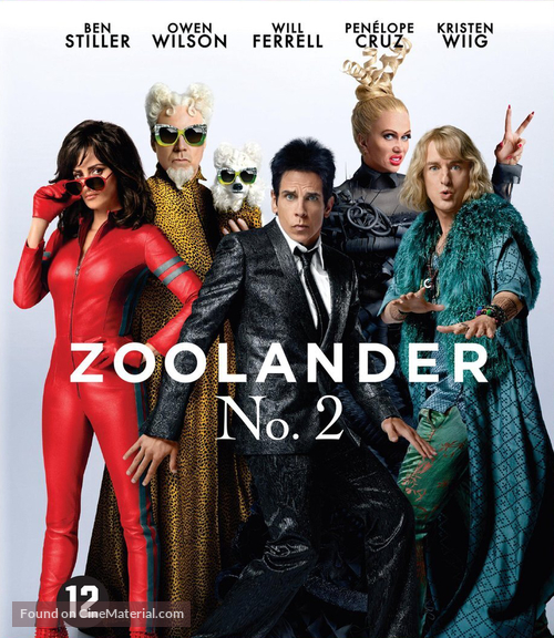 Zoolander 2 - Dutch Blu-Ray movie cover