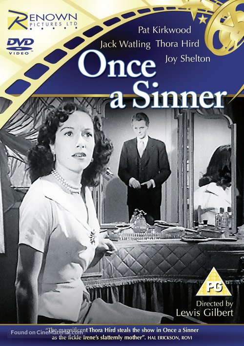 Once a Sinner - British DVD movie cover