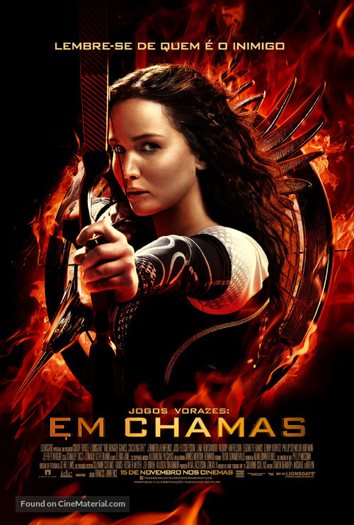 The Hunger Games: Catching Fire - Brazilian Movie Poster