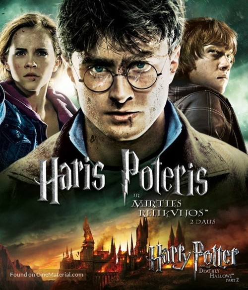 Harry Potter and the Deathly Hallows - Part 2 - Lithuanian Blu-Ray movie cover