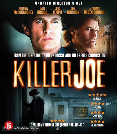 Killer Joe - Dutch Blu-Ray movie cover