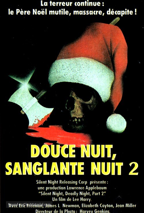 Silent Night, Deadly Night Part 2 - French Movie Poster