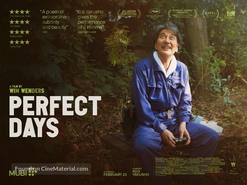 Perfect Days - British Movie Poster