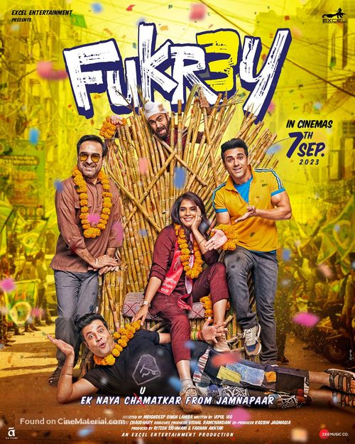 Fukrey 3 - Indian Movie Poster