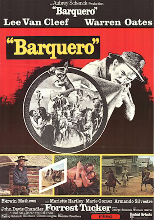 Barquero - Swedish Movie Poster