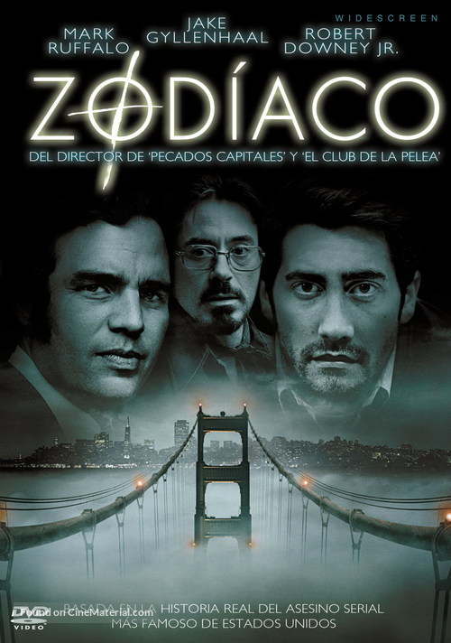 Zodiac - Argentinian DVD movie cover