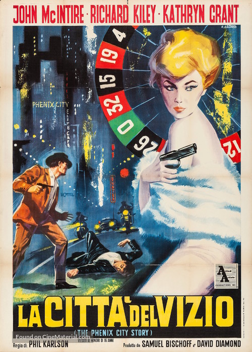 The Phenix City Story - Italian Movie Poster