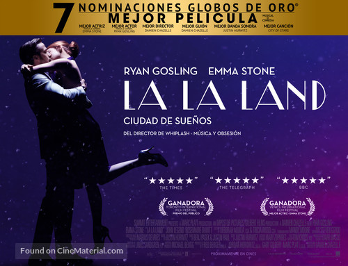 La La Land - Chilean Movie Poster