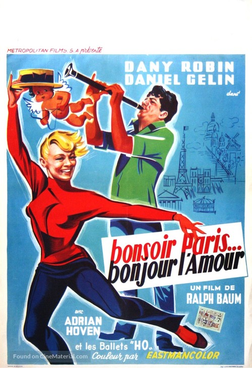 Bonsoir Paris - Belgian Movie Poster