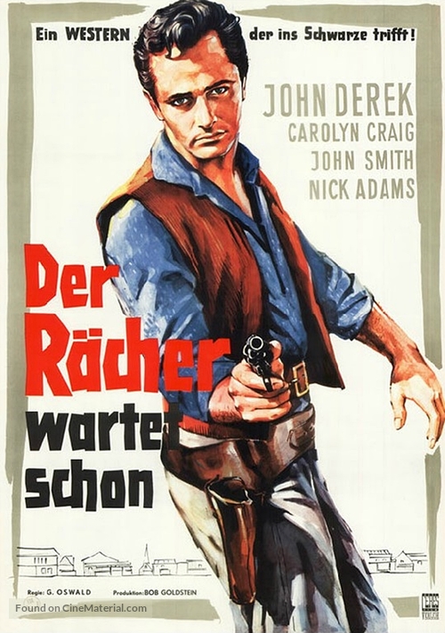 Fury at Showdown - German Movie Poster