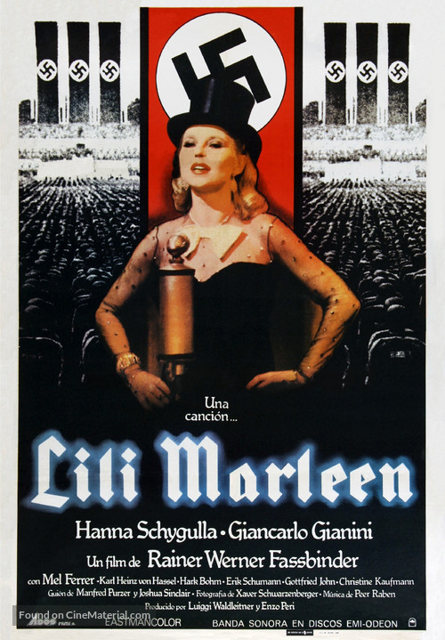 Lili Marleen - Spanish Movie Poster