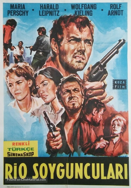 Die Banditen vom Rio Grande - Turkish Movie Poster