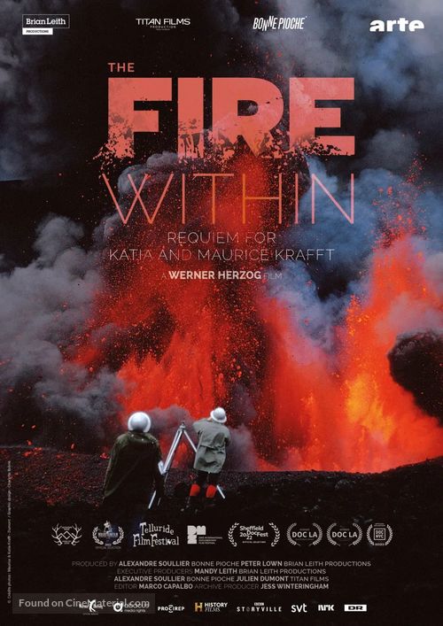 The Fire Within: A Requiem for Katia and Maurice Krafft - British Movie Poster