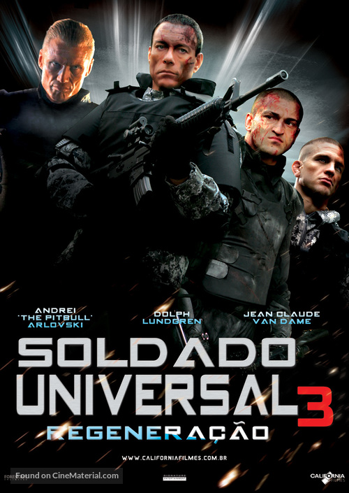 Universal Soldier: Regeneration - Brazilian Video release movie poster