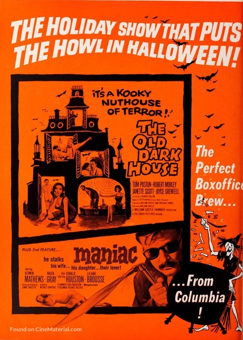 The Old Dark House - Combo movie poster