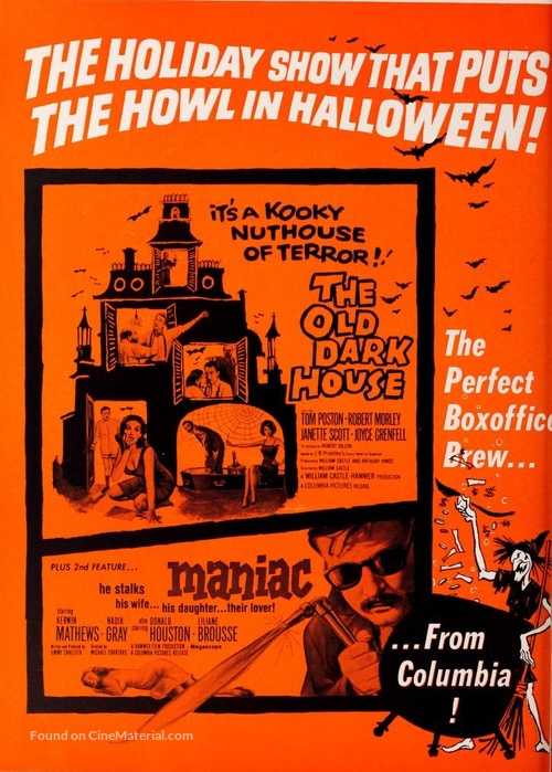 The Old Dark House 1963 Movie Poster