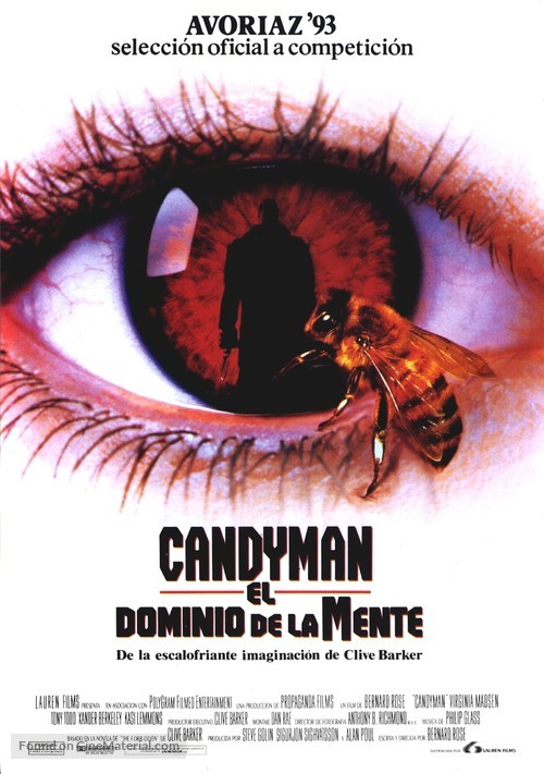 Candyman - Spanish Movie Poster