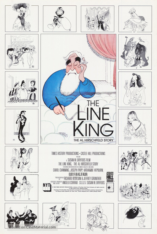 The Line King: The Al Hirschfeld Story - Movie Poster