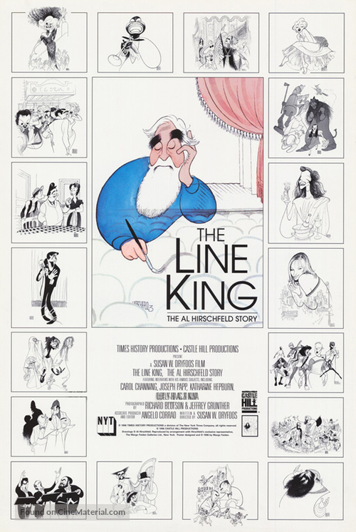 The Line King: The Al Hirschfeld Story - Movie Poster