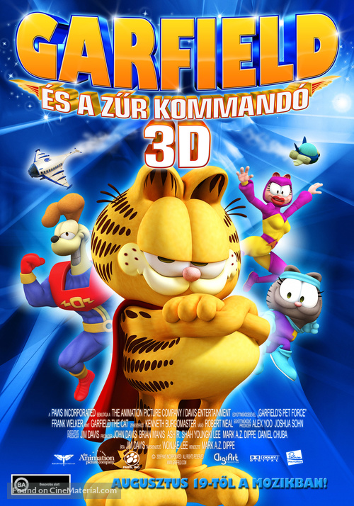 Garfield&#039;s Pet Force - Hungarian Movie Poster