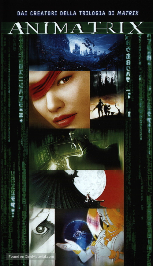 The Animatrix - Italian VHS movie cover