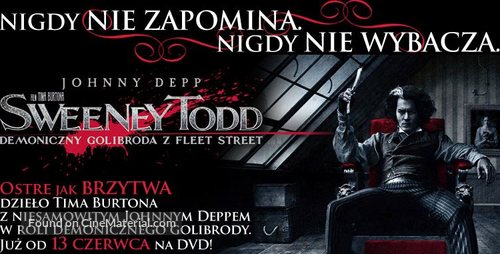 Sweeney Todd: The Demon Barber of Fleet Street - Polish Movie Poster