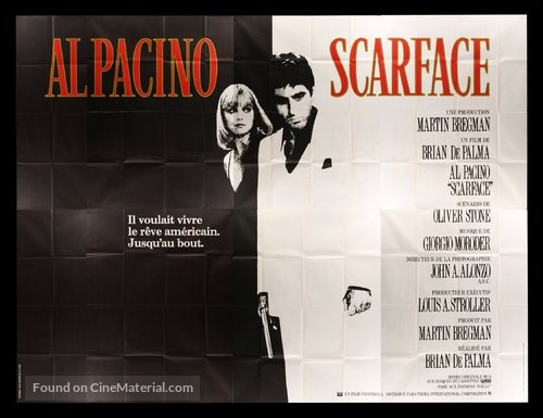Scarface - French Movie Poster
