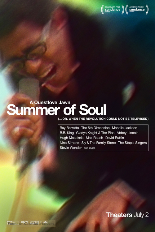 Summer of Soul (...Or, When the Revolution Could Not Be Televised) - Movie Poster