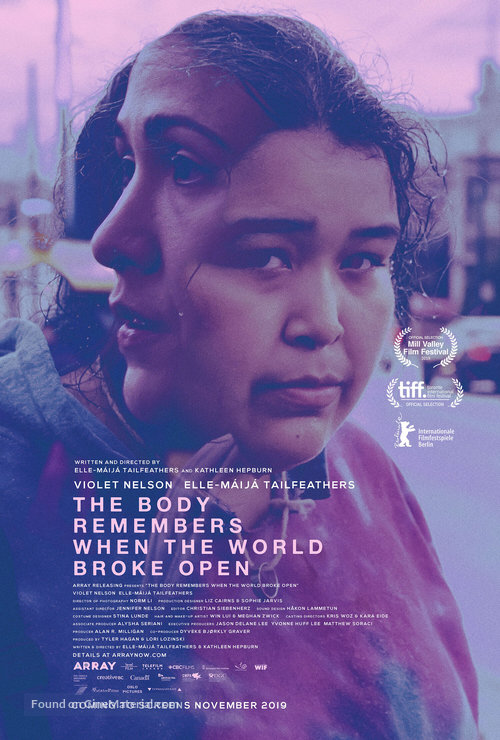 The Body Remembers When the World Broke Open - Canadian Movie Poster