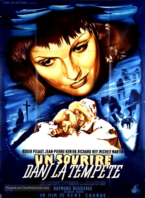 Un sourire dans la temp&ecirc;te - French Movie Poster