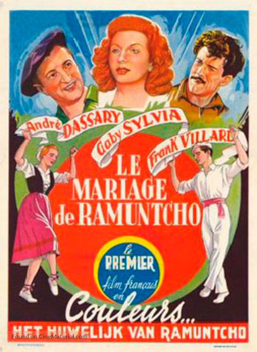 Le mariage de Ramuntcho - Belgian Movie Poster