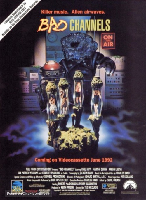 Bad Channels - Video release movie poster