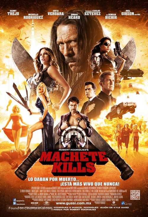 Machete Kills - Mexican Movie Poster
