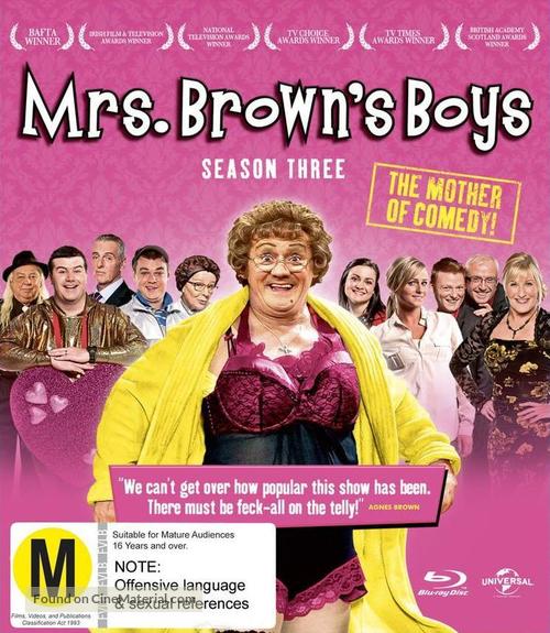 &quot;Mrs. Brown&#039;s Boys&quot; - New Zealand Blu-Ray movie cover