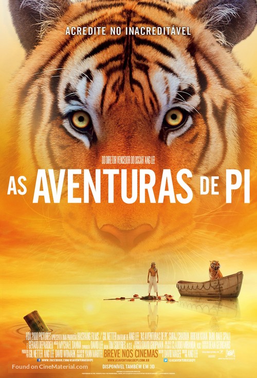 Life of Pi - Brazilian Movie Poster