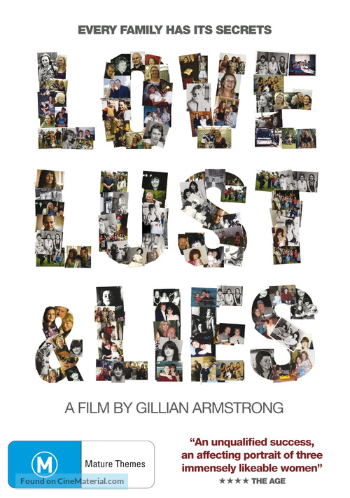 Love, Lust &amp; Lies - Australian DVD movie cover