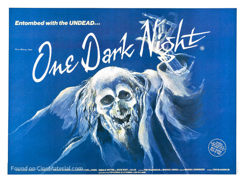 One Dark Night - British Movie Poster