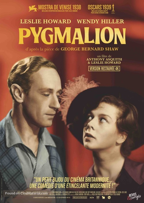 Pygmalion - French Re-release movie poster