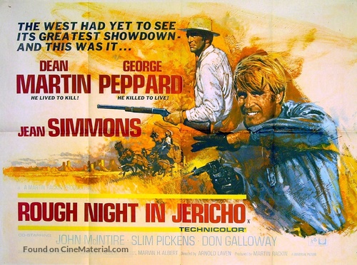 Rough Night in Jericho - British Movie Poster