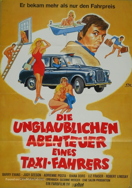 Adventures of a Taxi Driver - German Movie Poster