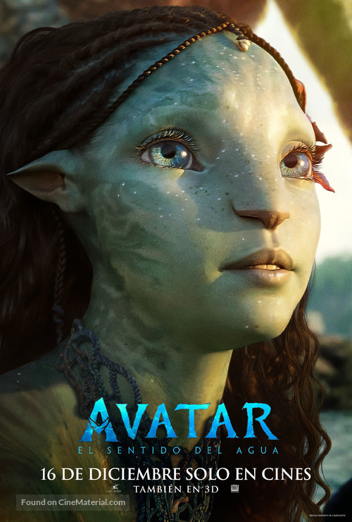 Avatar: The Way of Water - Spanish Movie Poster